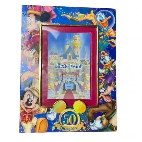 Disneyland 50th Anniversary  5”x7” Picture Frame - Picture 1 of 2
